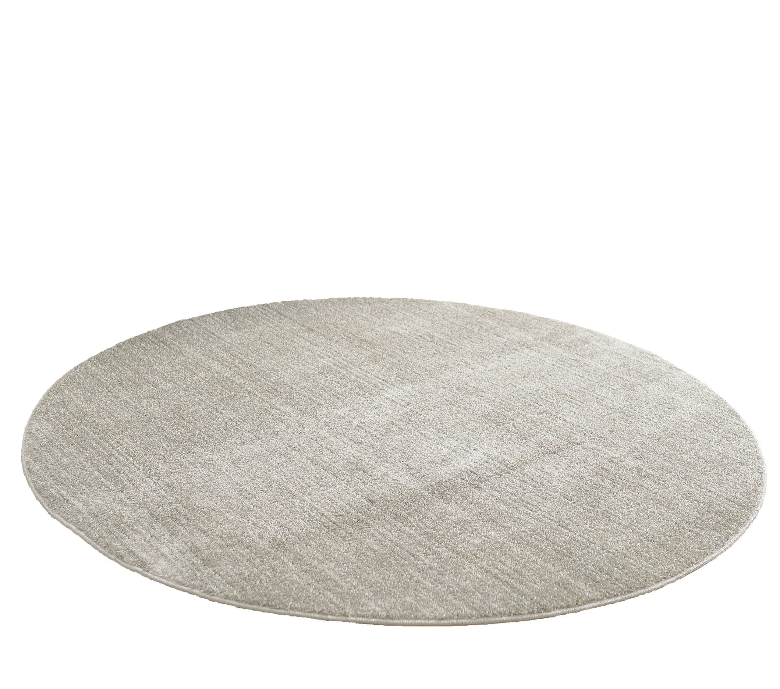 Amazon｜スミノエ(Suminoe) ラグ グレージュ 円形 200×200cm 防炎 防