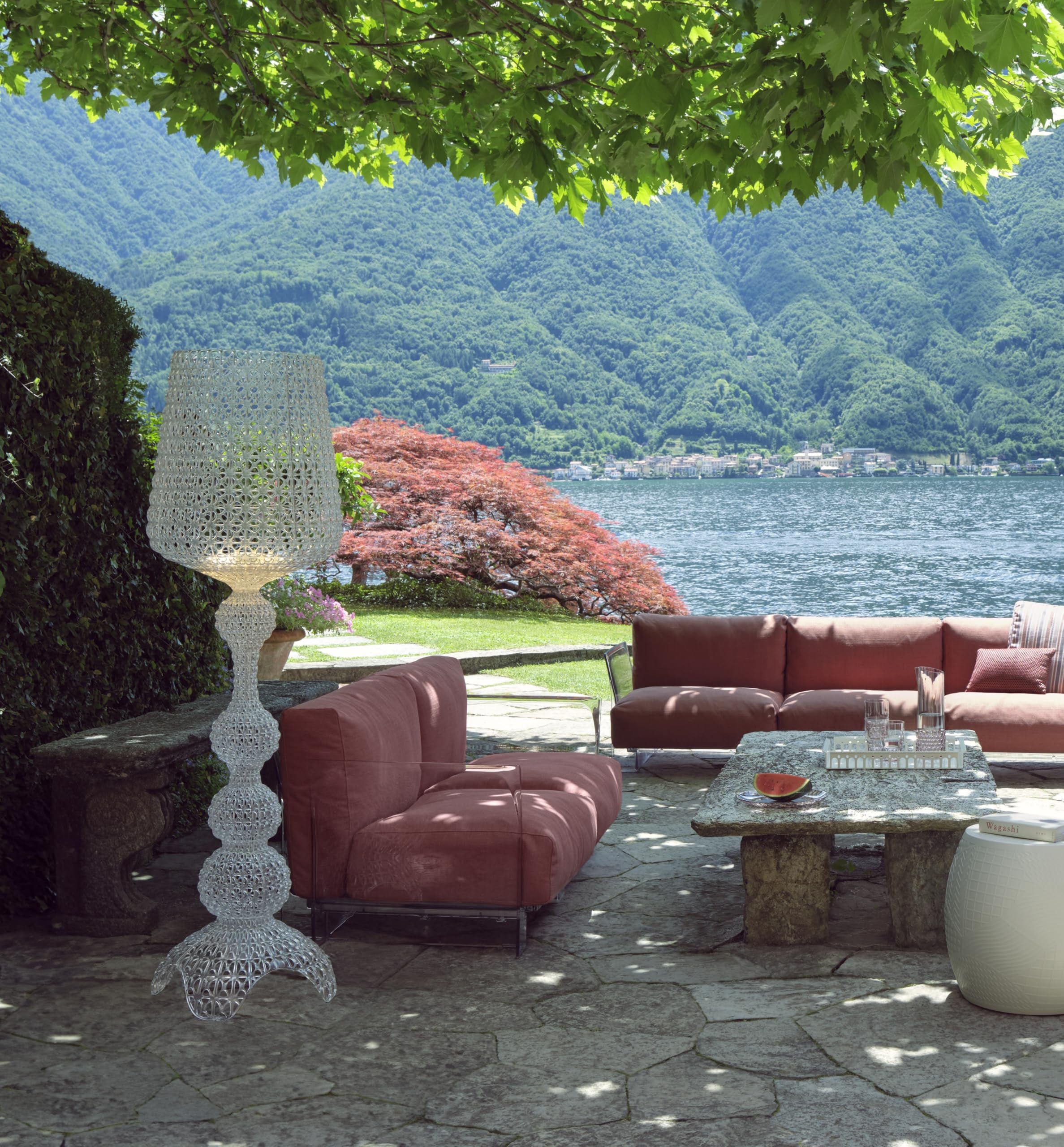 Kartell Piazza Bandeja, Blanco, 48 x 37 x 6 cm