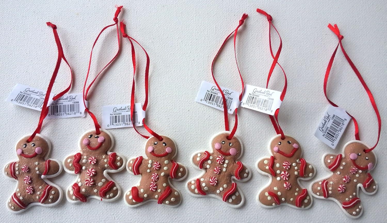 Grassland Roads Gingerbread Men Ornament Set Home & Kitchen