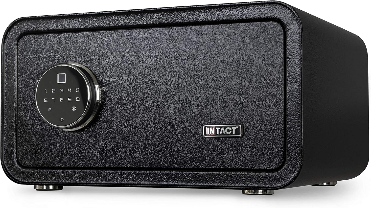 Intact Large Quick Access Biometric Fingerprint Gun Safe With Nex-Gen Full Keypad Module Wide