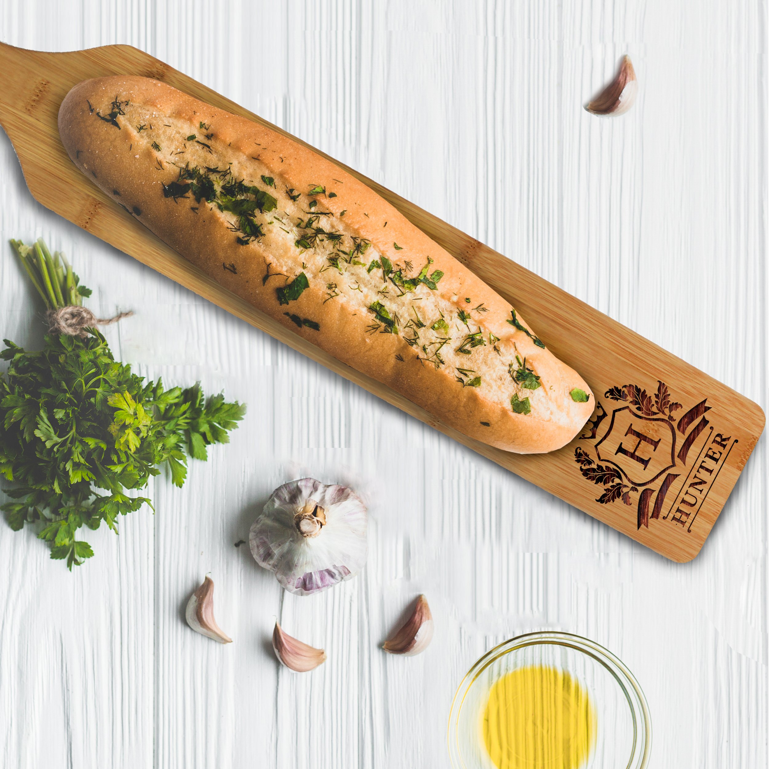 Amazon | カスタム彫刻チーズとクラッカーServing Board