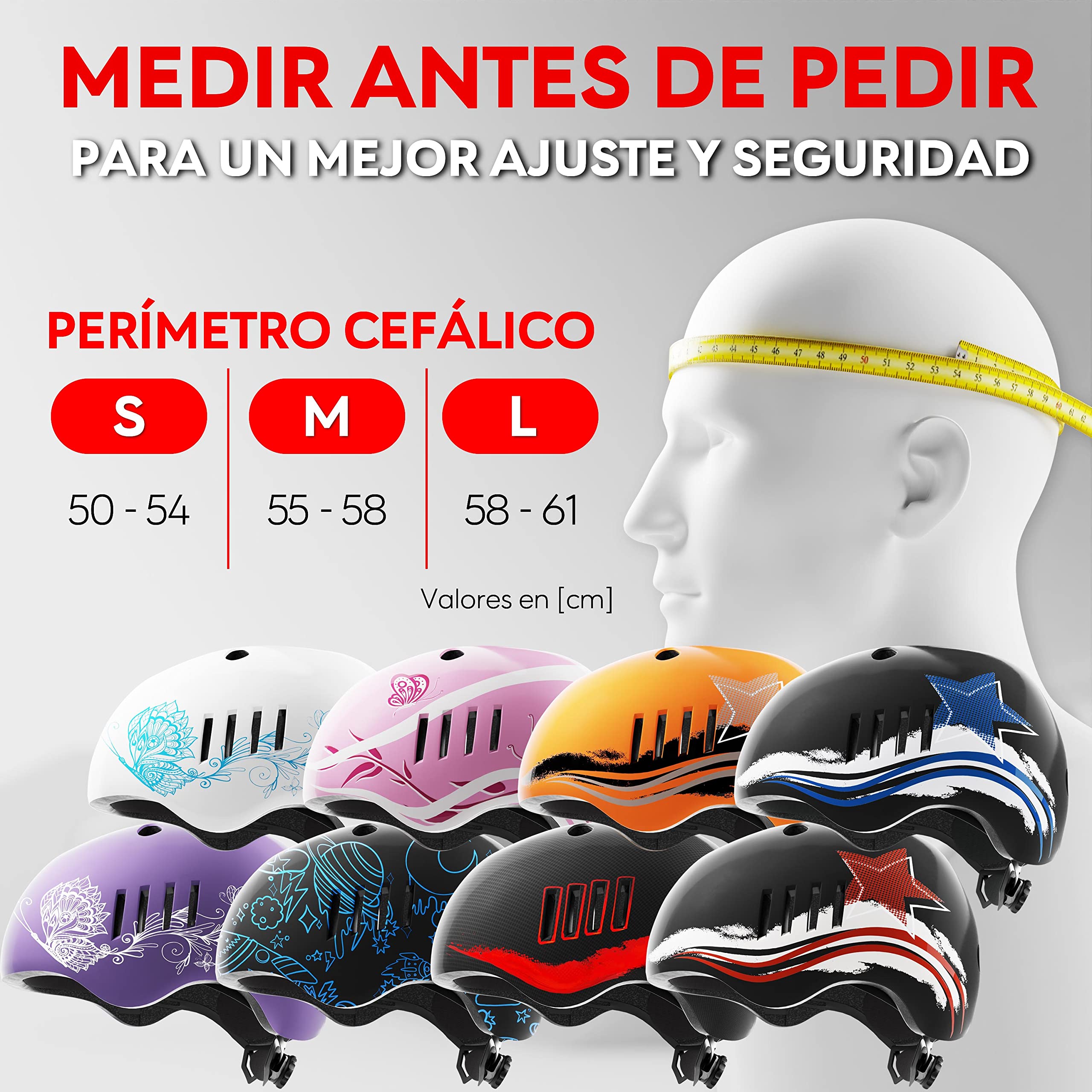 SKATEWIZ Casco Bicicleta Niño - Casco Patinete para niños y Adolescentes desarrollado por el Fabricante alemán en 12 diseños geniales - Casco Skate y Bici Extremadamente Ligeros — view 7