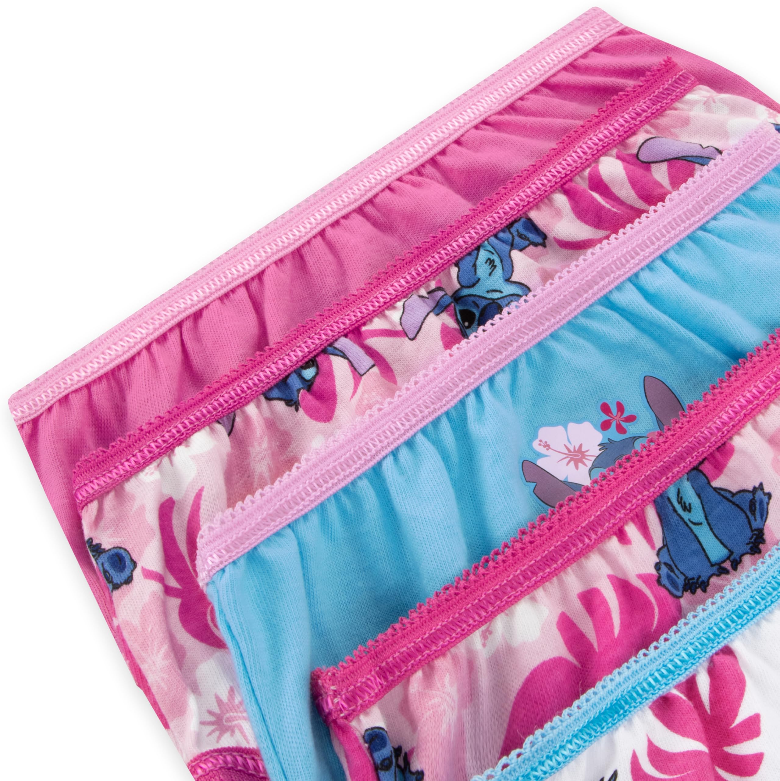 Disney Slip Bambina Stitch, Culotte Bambina Confezione da 5, Slip Ragazza Lilo E Stitch