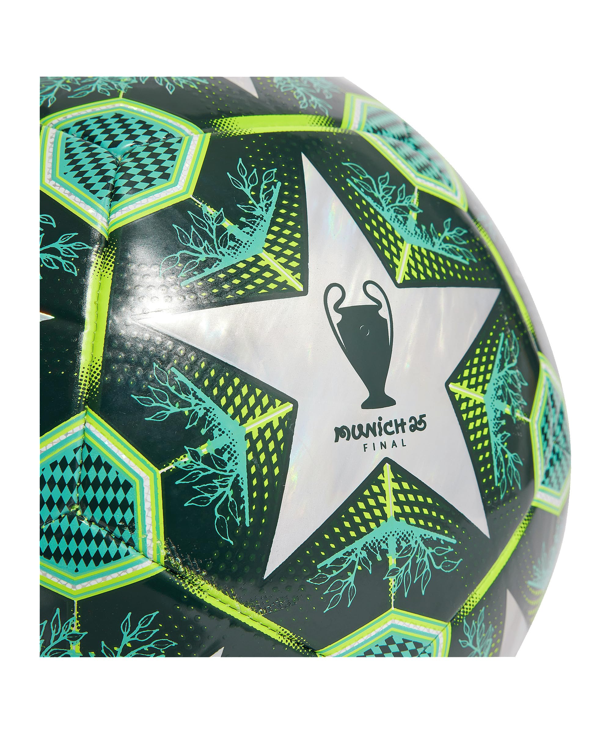 Adidas UEFA Champions League Training Foil Ball JH1280, Unisex Footballs, Green, 4 EU