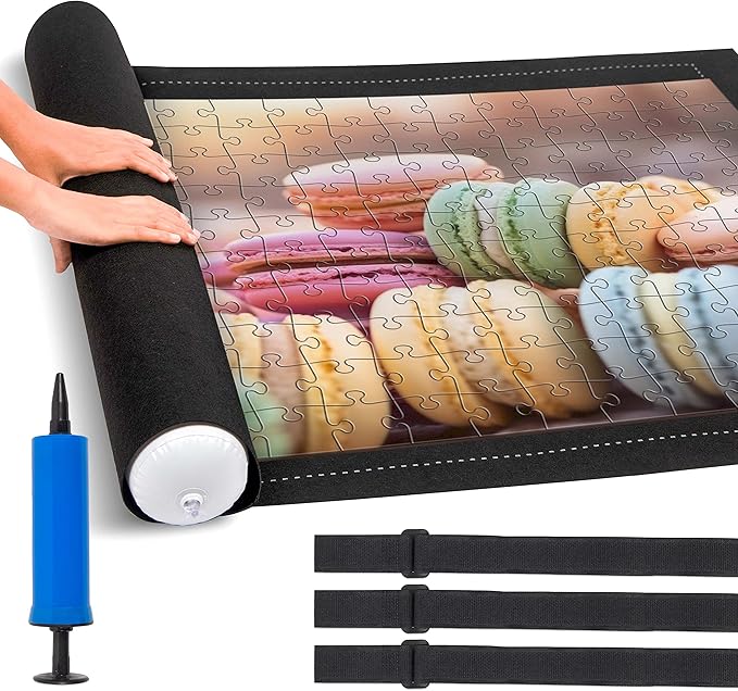 Jigsaw Puzzle Mat Roll Up 2000 Pieces, Great Gift for