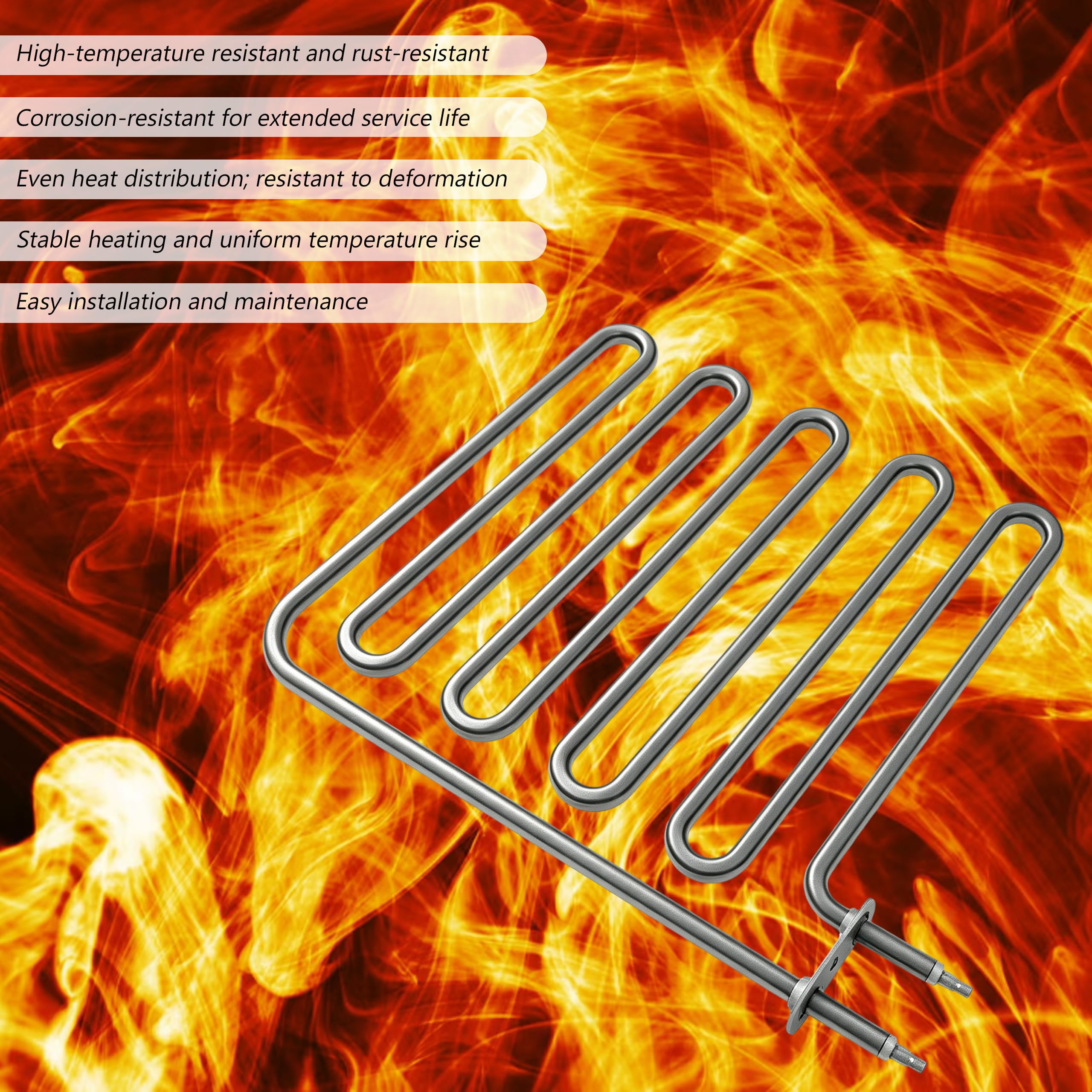 220V 2670W Heizelement für Saunaofen, Heizspirale Räucherofen
