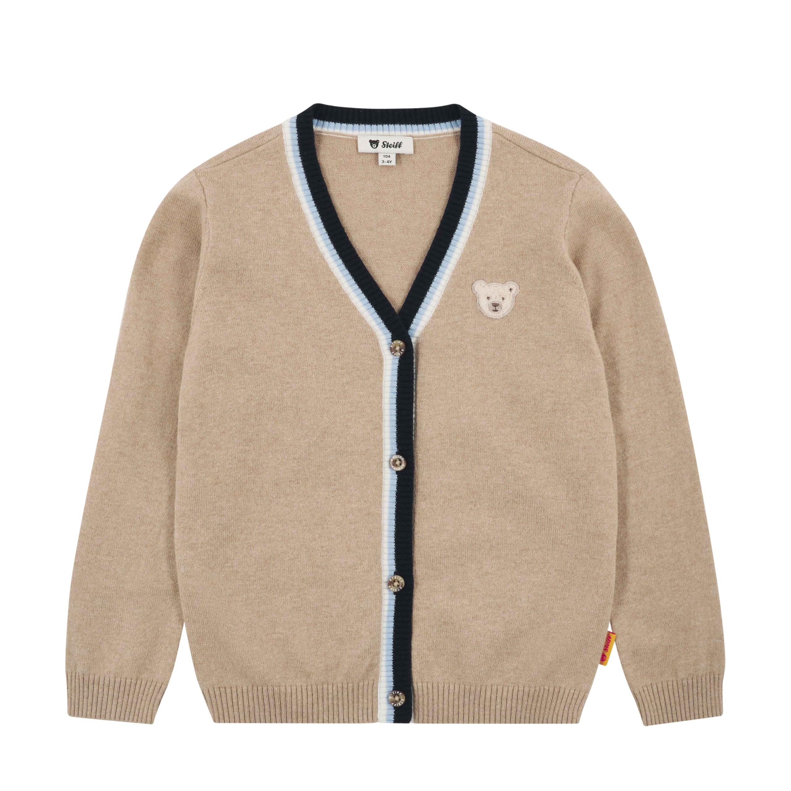 Steiff Strickjacke Suter crdigan, Sésamo, 104 para Niños