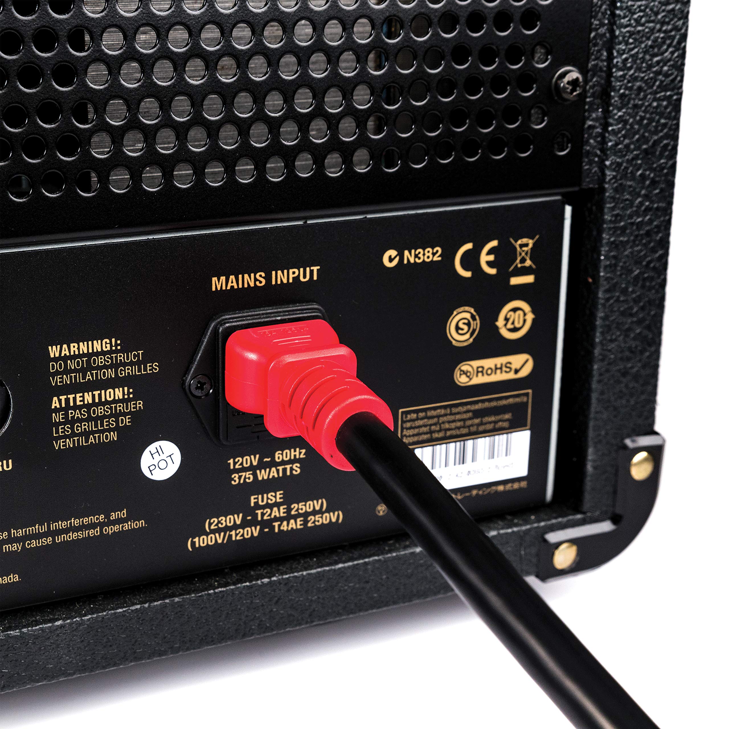 D'Addario IEC to NEMA Plug Power Cable+, 10FT (North America)