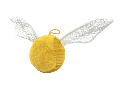 Grandi Giochi Harry Potter Snitch Snitch - Peluche de Snitch Dorado, 22 cm con Sonido, HRR30000