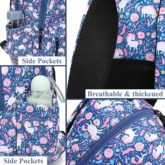 Leaper Floral School Backpack Travel Bag Bookbag College Bags Daypack