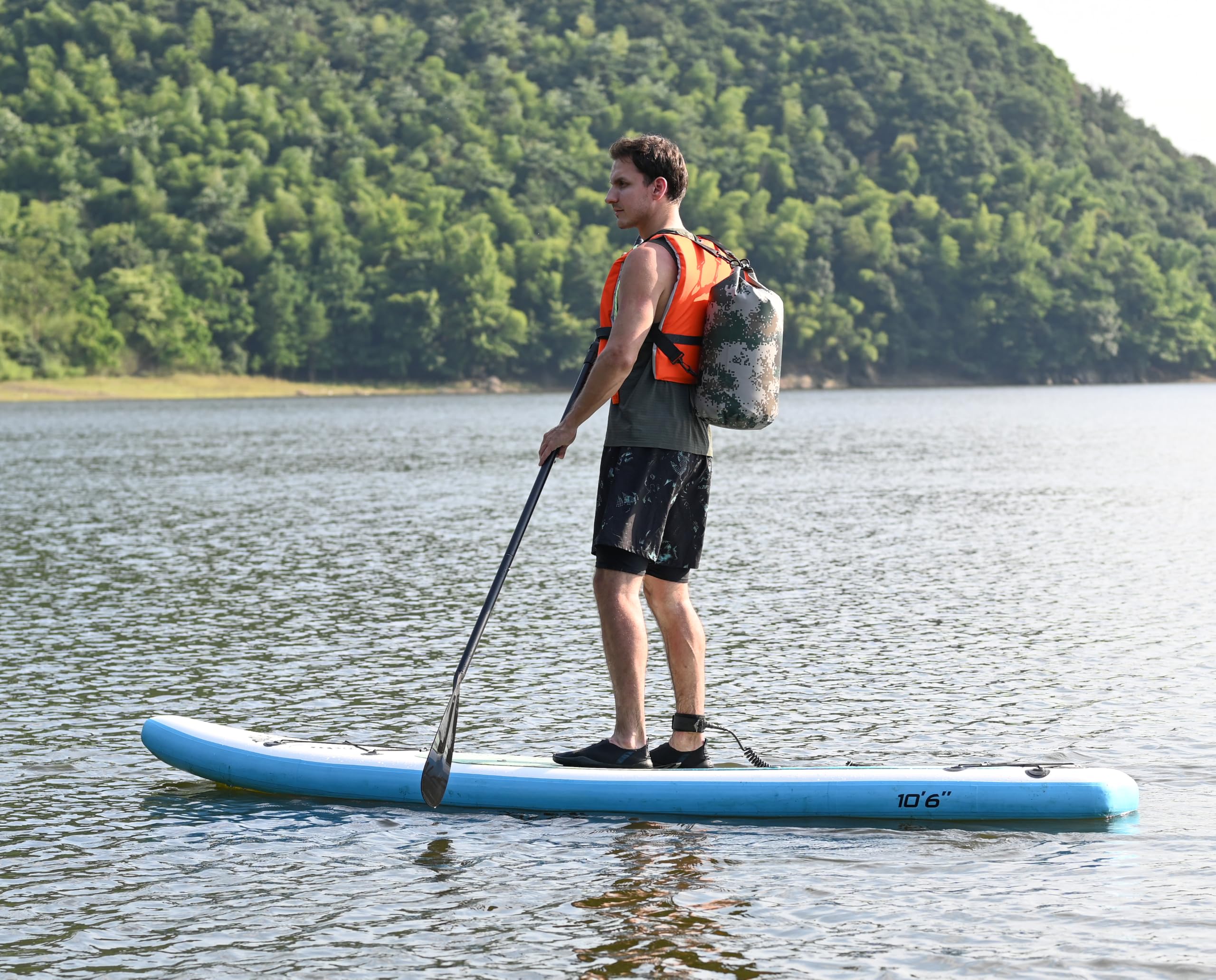 MARCHWAY Zaino impermeabile galleggiante da 5 l/10 l/20 l/30 l/40 l, con parte superiore arrotolabile, mantiene l'attrezzatura asciutta per kayak, rafting, canottaggio, nuoto, campeggio, escursionismo
