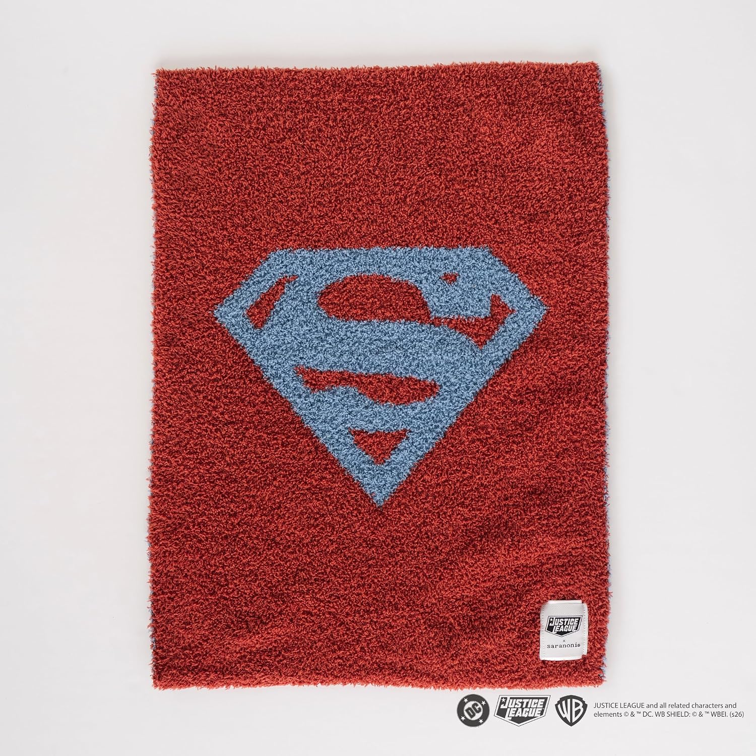 Saranoni Double-Layer Bamboni Superman Receiving Blankets | Super Soft, Poly Microfiber and Bamboo Blanket | Durable & Easy to Wash | Receiving - 30" x 40"