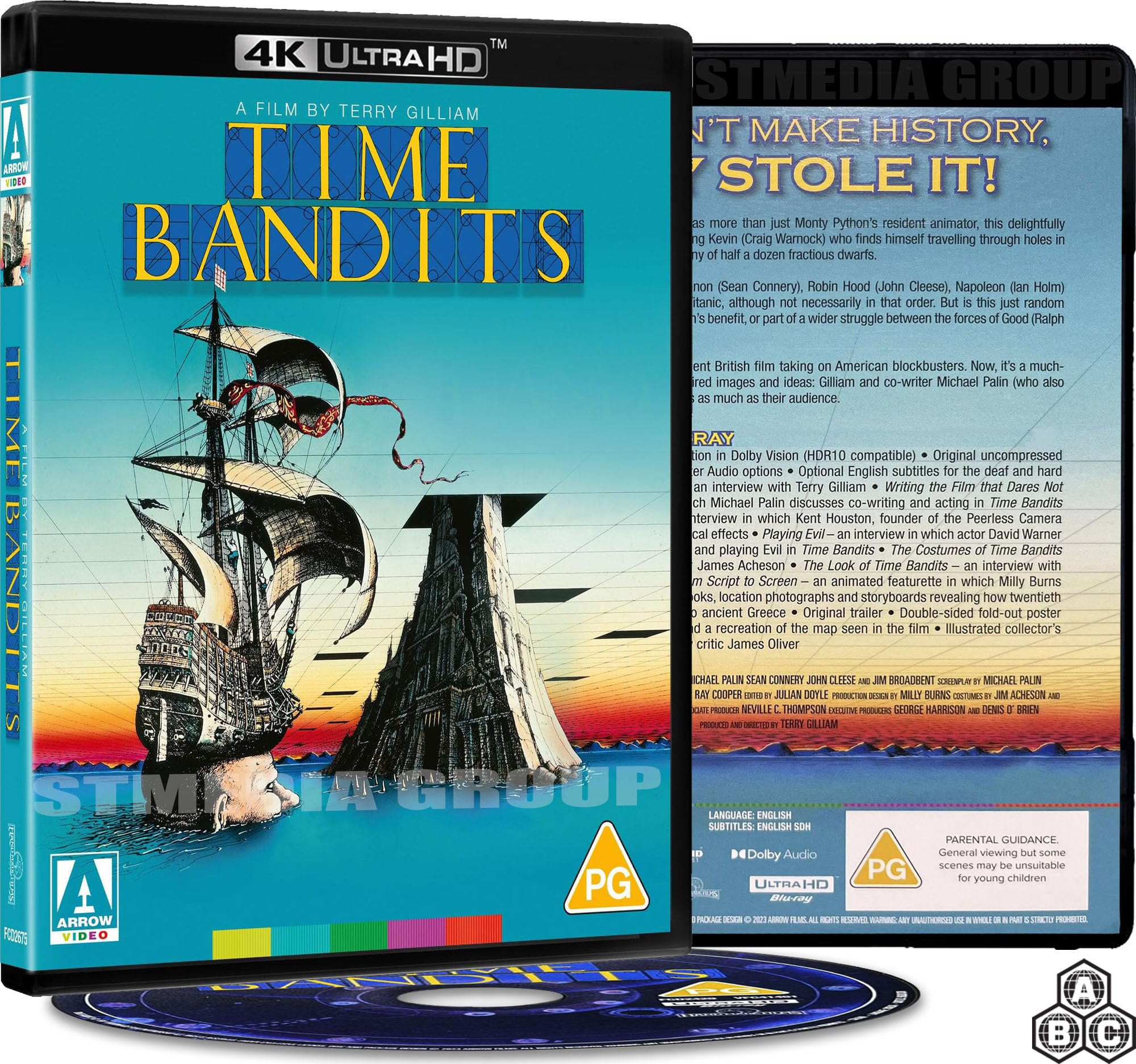 Time Bandits (Special Edition, Reversible cover) [4K Ultra HD] [Region Free]