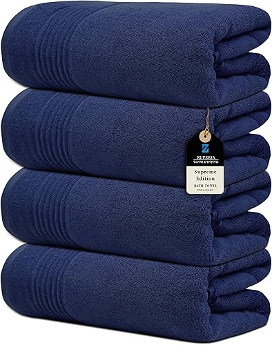 Supreme Edition - Toallas de baño de 700 GSM, 27 x 54 pulgadas, toallas de baño grandes 100% algodón, altamente absorbentes para la mejor