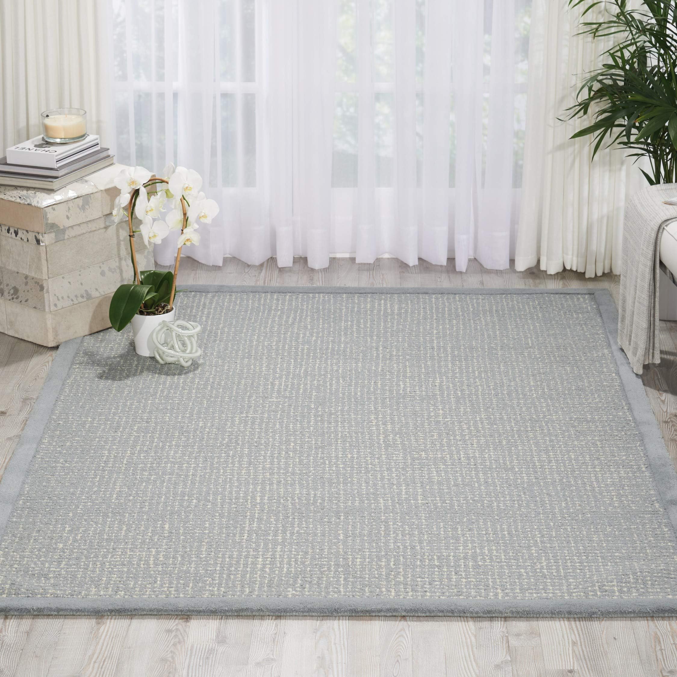 Rugs DirectKathy Ireland KI31 KI809 River Brook Rug, Light Blue/Ivory 1.75m x 1.14m