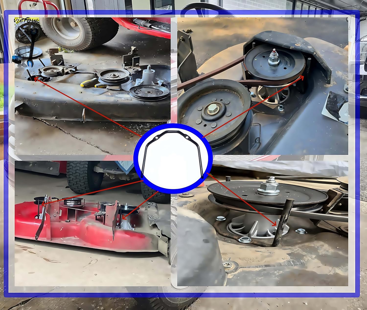 Lawn Mower Belt Keeper 532432520 589676103 | Fits Craftsman, Husqvarna&Poulan, replaces 432520 199189 532199189, for mower belt system repair&maintenance