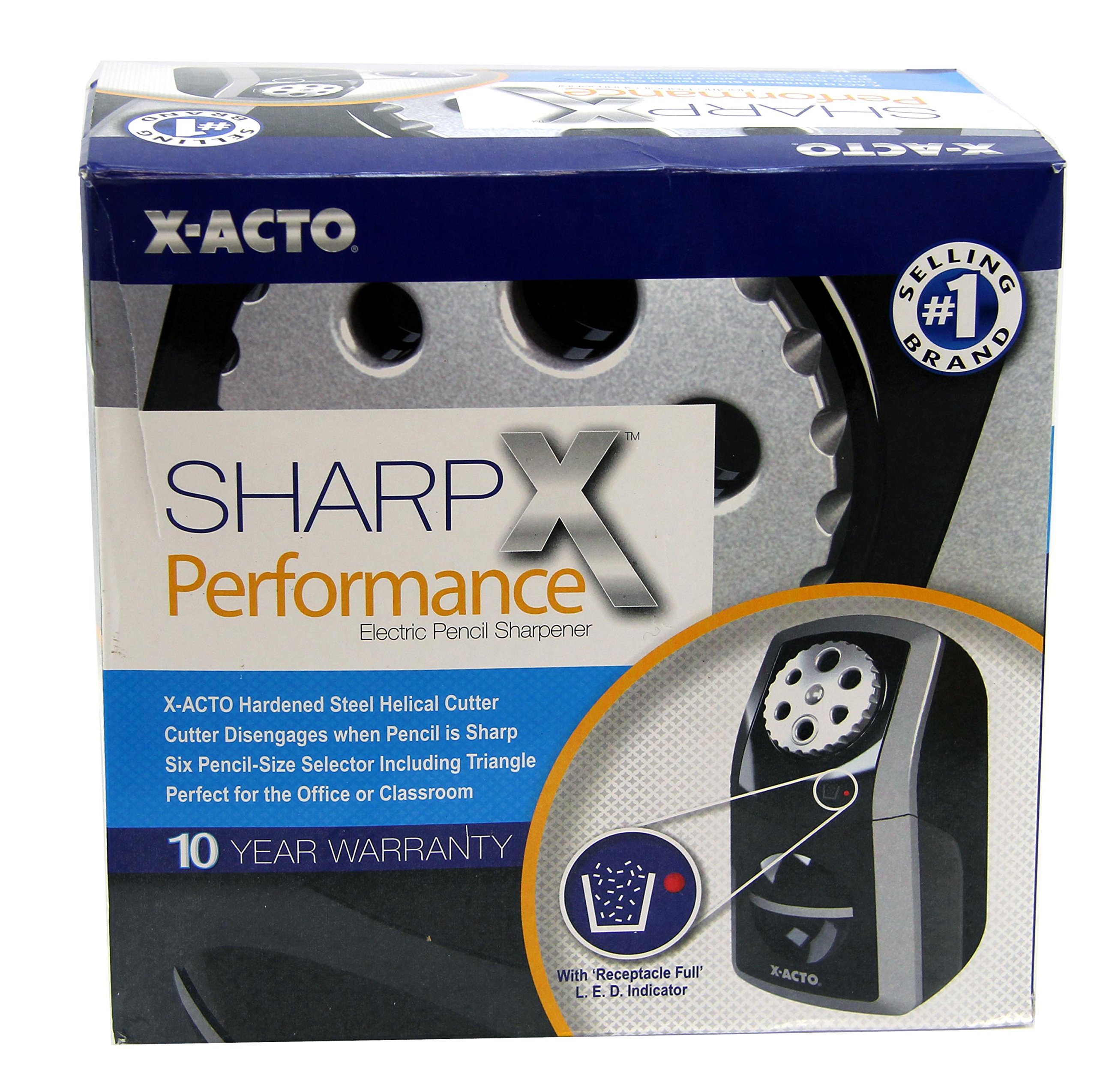 Buy XACTO 1772 SharpX Performance Electric Pencil Sharpener, Black; X