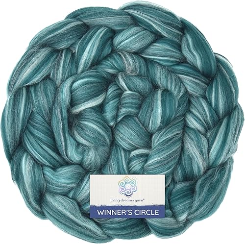 Miniatura 15 de Winner's Circle - Fibra merino superfina para hilar y fieltro. Mezcla superior peinada súper suave en impresionantes mezclas de colores, especias