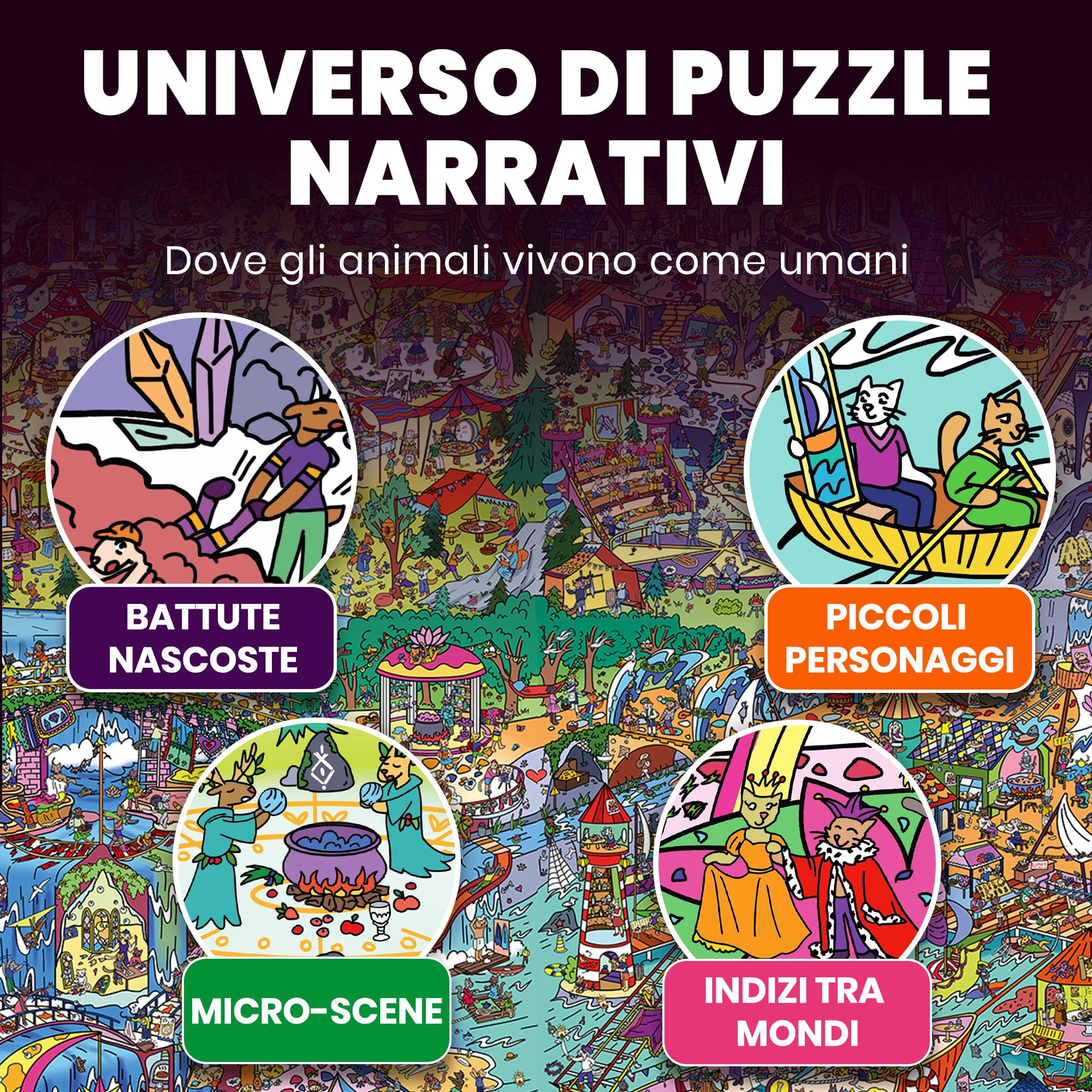 Puzzle da 1000 pezzi per adulti – Puzzle per adulti da 1000 pezzi