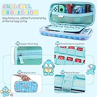 Vista 2 de HYPERCASE Switch OLED Carrying Case (Blue Fish)