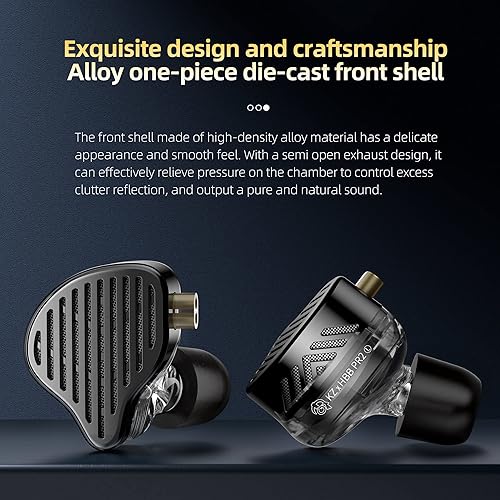 Miniatura 4 de KZ x HBB PR2 - Auriculares con monitor intrauditivo de 0.520 in planar, magnéticos, con cable, HiFi IEM para músicos, audiófilos DJ, cable