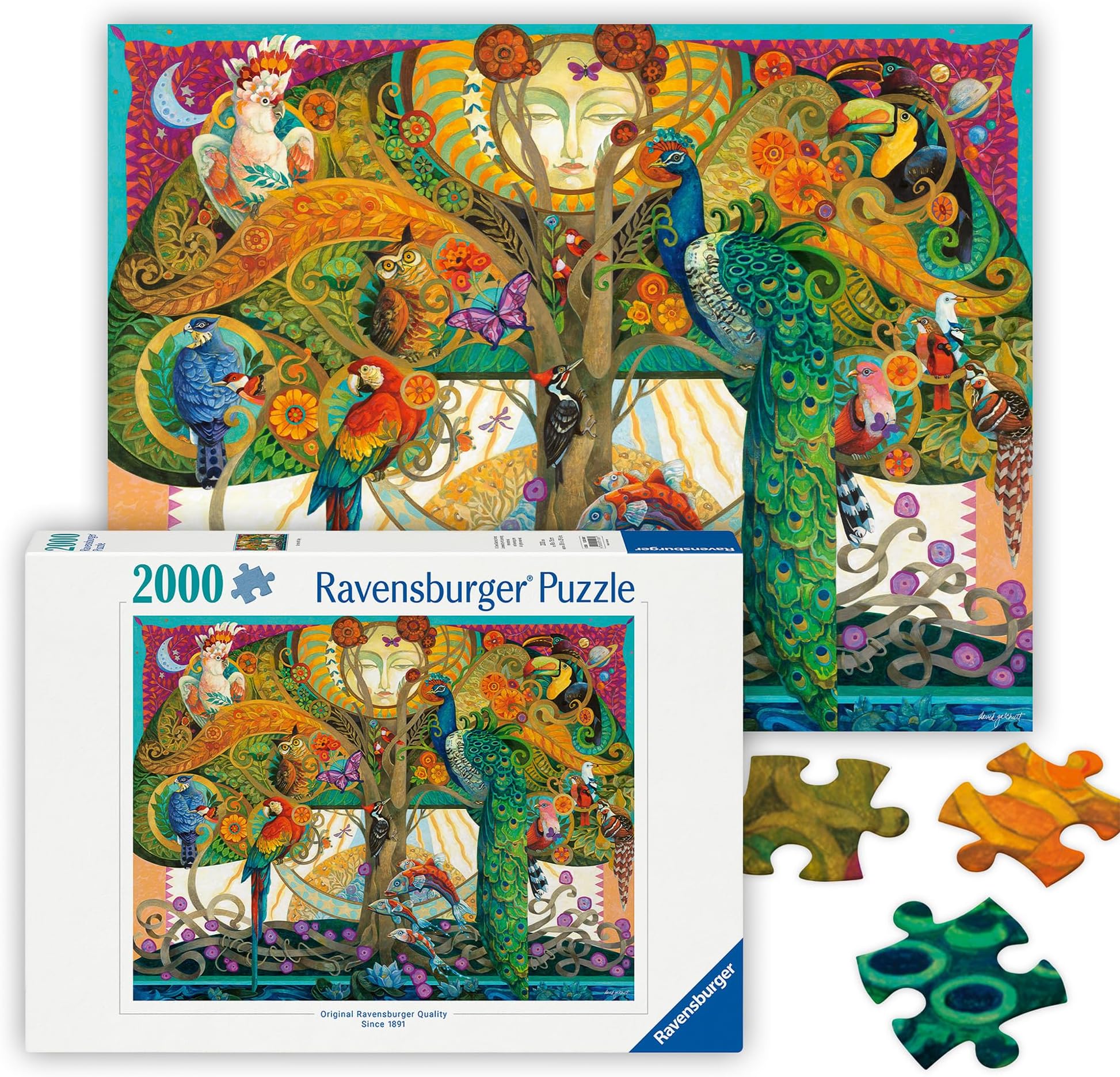 Ravensburger On The 5th Day 2000 Piece Jigsaw Puzzle for Adults - 12001008 - Handcrafted Tooling, Made in Germany, Every Piece Fits Together Perfectly