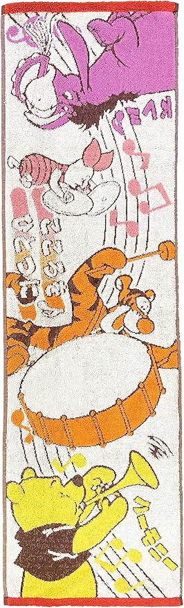 Amazon Co Jp 丸眞 スポーツタオル ディズニー くまのプーさん アクティブミュージック 綿100 吹奏楽部 34 110cm ホーム キッチン