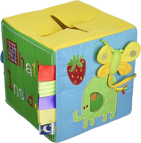 Miniatura 4 de Genius Baby Toys | Caja de regalo y juego original de sorpresa, bordado a mano con 8 juguetes sensoriales y táctiles de felpa para bebés, cubo