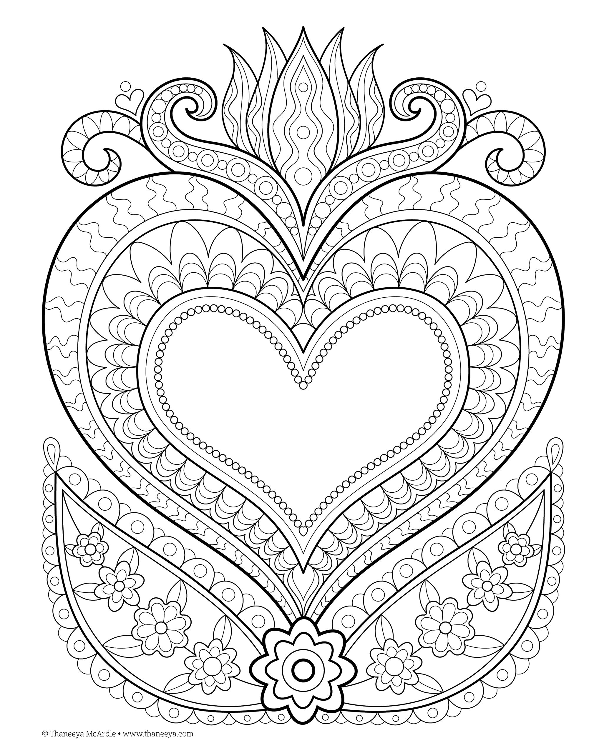 Free Spirit Coloring Book (Coloring is Fun) (Design Originals) 32 Whimsical & Quirky Art Activities from Thaneeya McArdle on High-Quality, Extra-Thick Perforated Pages that Resist Bleed-Through - Image 5