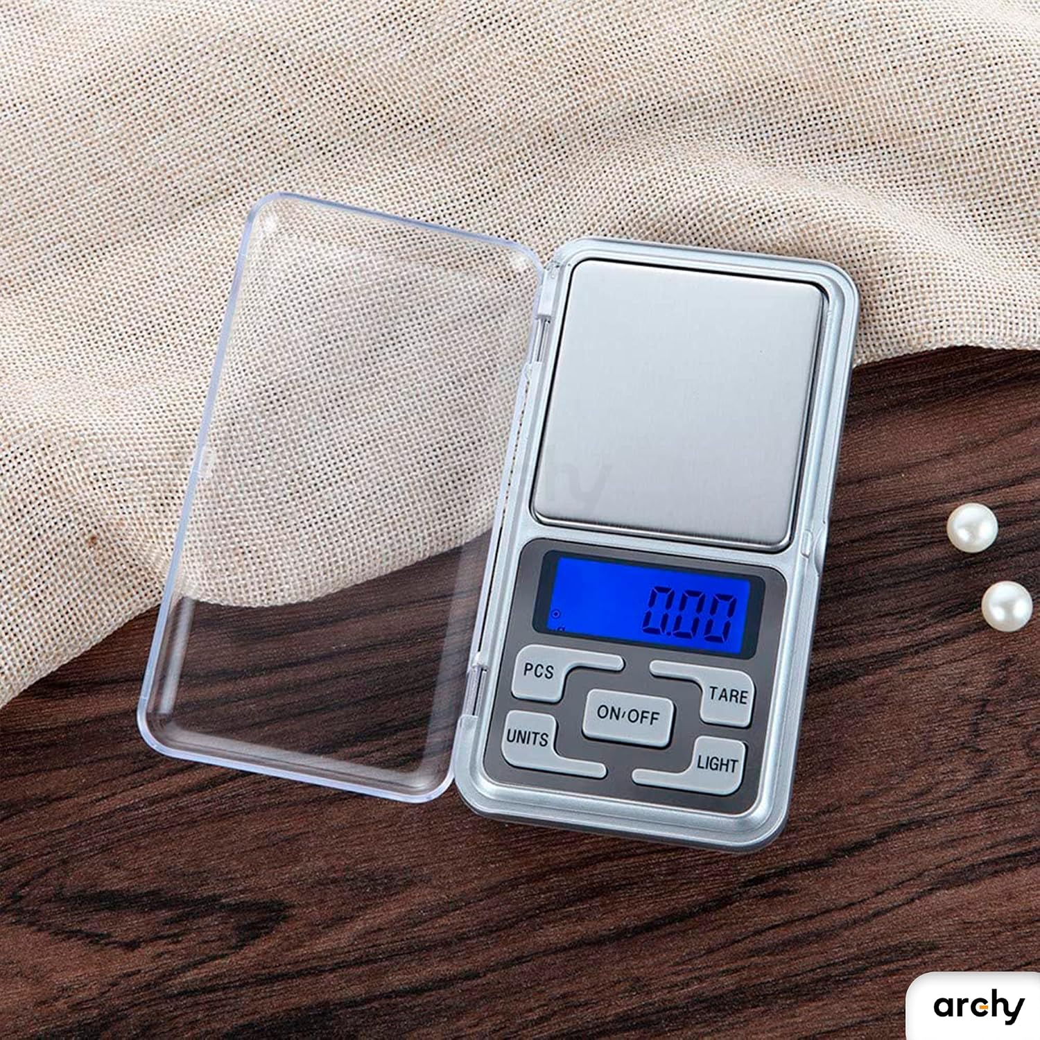 Archy Gramera Portable Digital Scale 0.01 g to 200 g with Precision Sensor, Resistant and Light (10220)