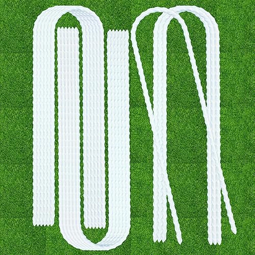 Estacas de viento para cama elástica de 10 pulgadas en forma de U, anclajes de suelo para seguridad de trampolín, juego de columpio, campamento,