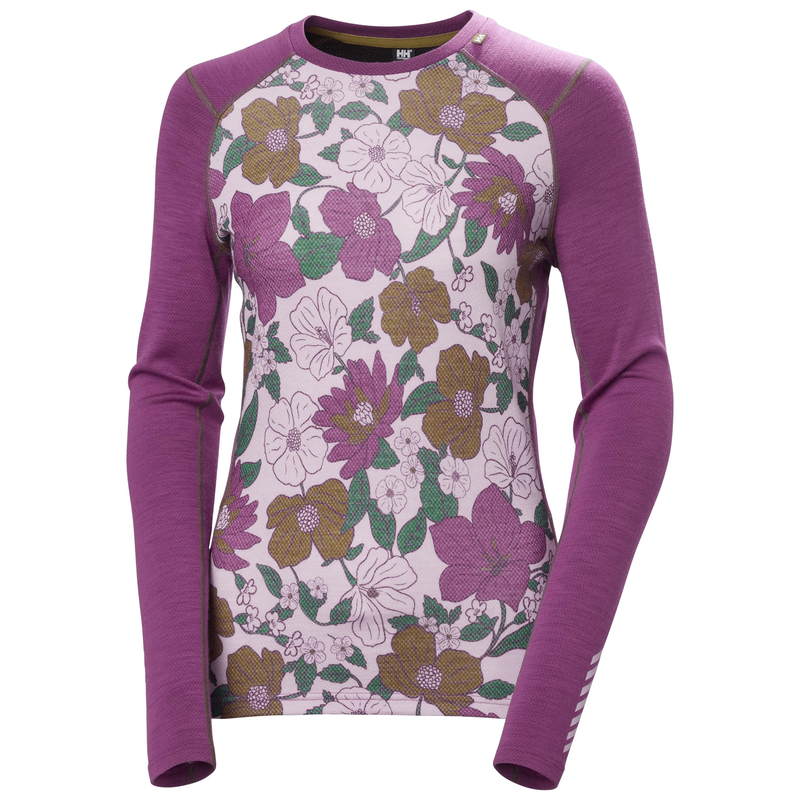 Helly Hansen Women's W Lifa Merino Midw Gra Crew, Magenta 2.0, XL