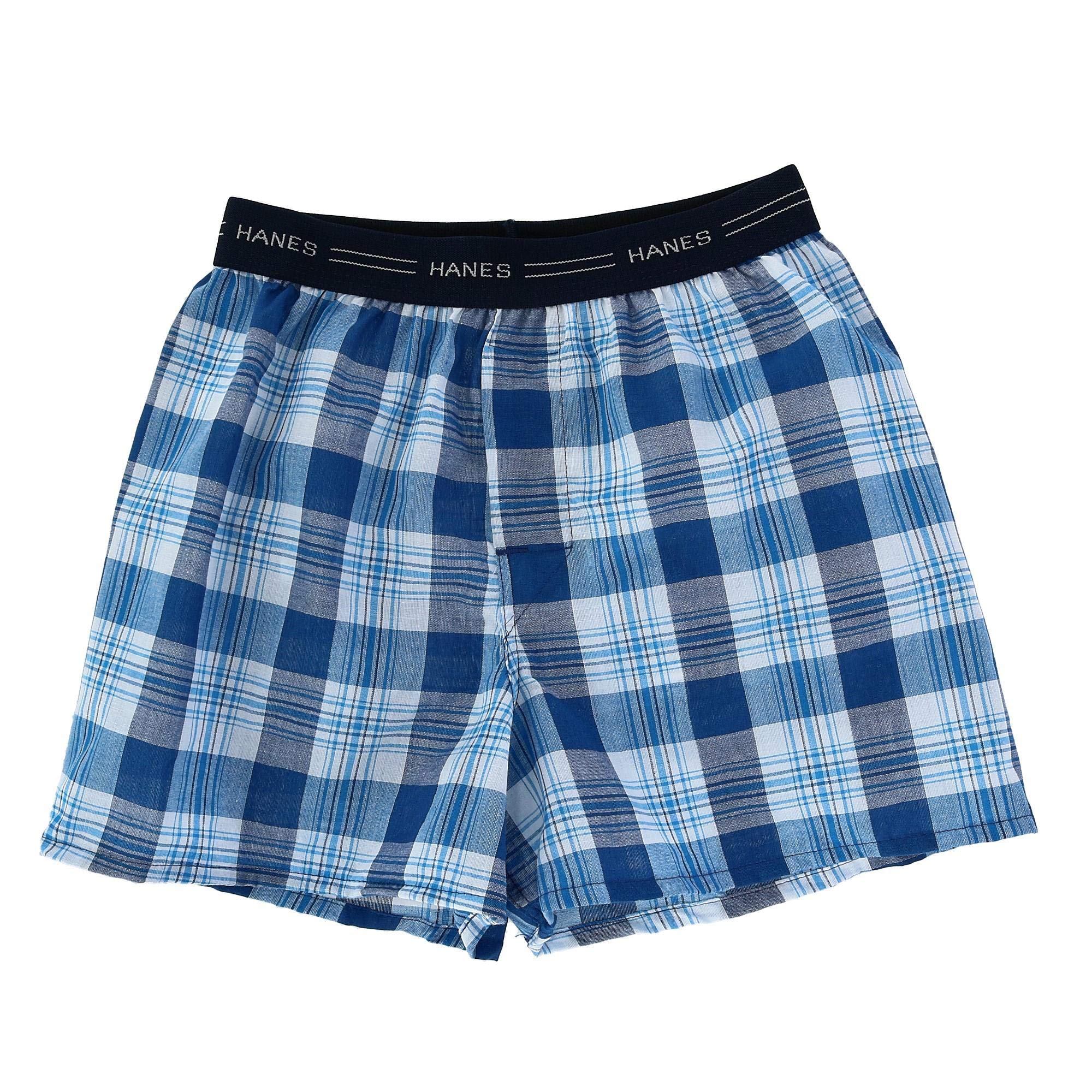 Hanes Boys Red Label Tartan Boxer (B841W5)
