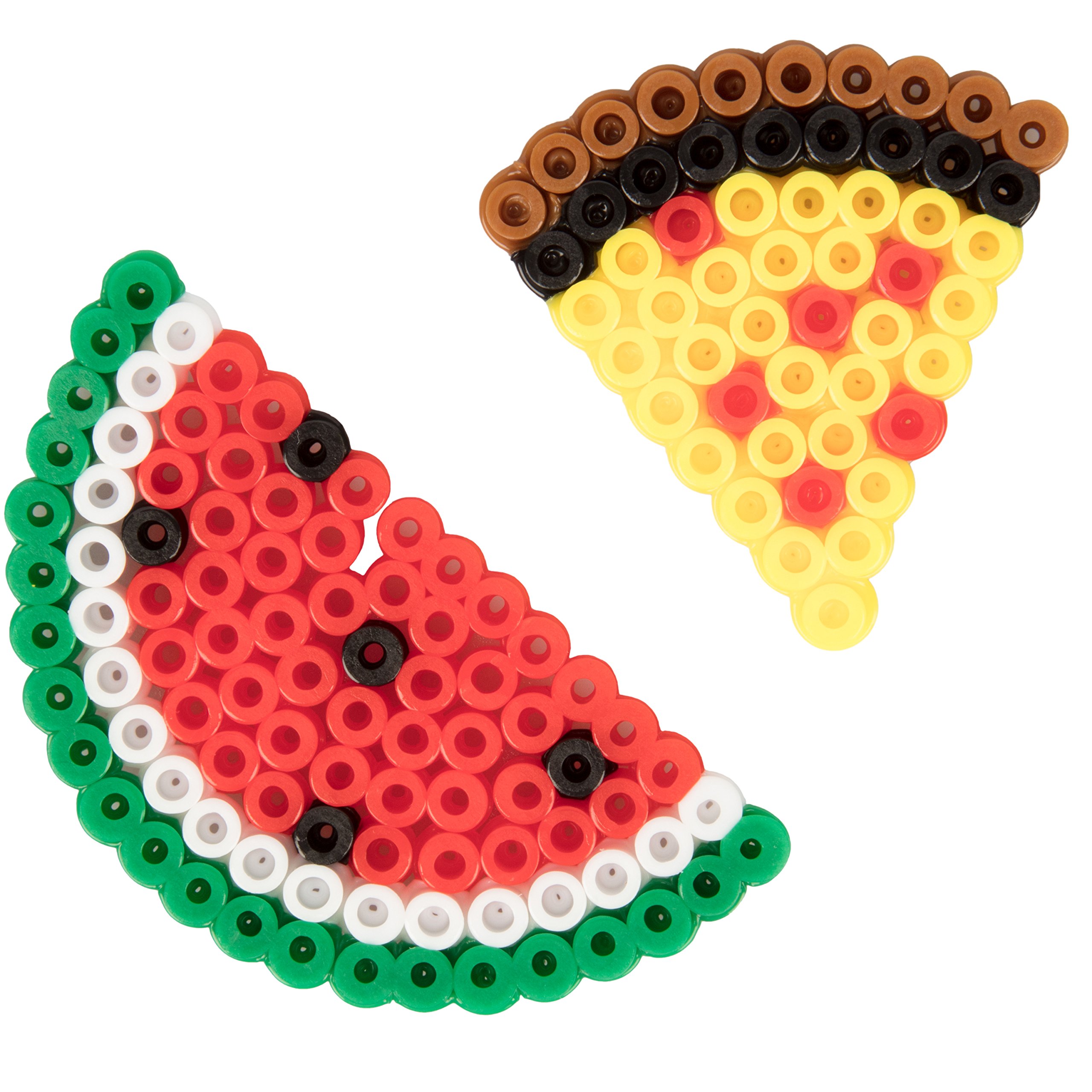 8,000pc Fuse Bead Super Kit Presorted 12 Colors, Tweezers, Peg Boards