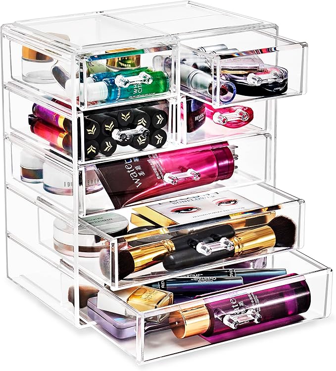 Sorbus Acrylic Makeup Organizer Organization and Storage