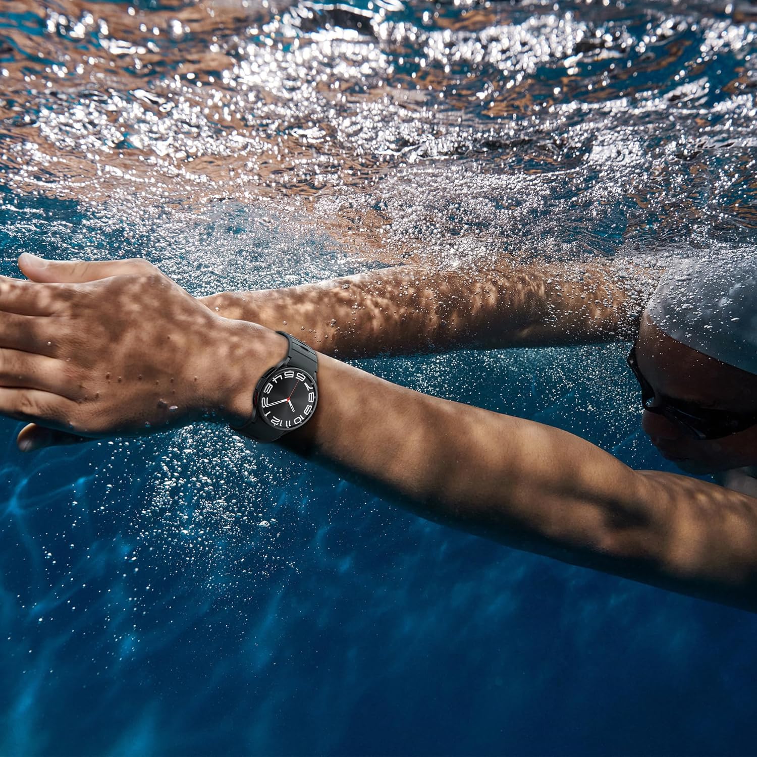 Rugged Silicone Band for Samsung Galaxy Watch 7 6 5 4 FE Band 40mm 44mm/Galaxy Watch 6 Classic 47mm 43mm/Watch 4 Classic 46mm 42mm Men Women, Two-tone No Gap Sport Bands for Samsung Watch 5 Pro 45mm - Image 8