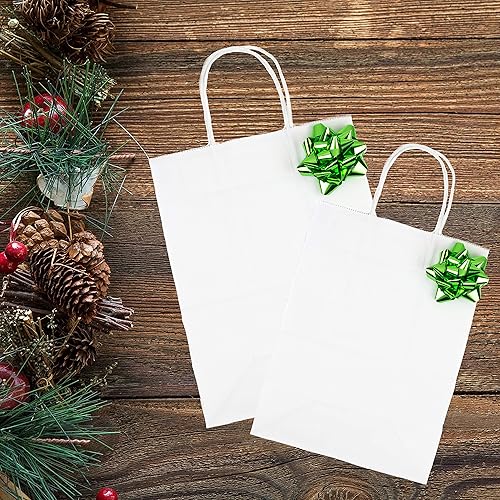 Miniatura 7 de QUIDDITY WARE Bolsas de papel con asas a granel. Para bolsas de regalo, bolsas de boda, bolsas de fiesta, bolsas de compras, bolsas de kraft, bolsas