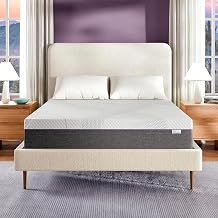 Sleep Innovations Shiloh 14 Inch Green Tea Memory Foam Mattress, California King Size, Bed in a Box, Medium Feel