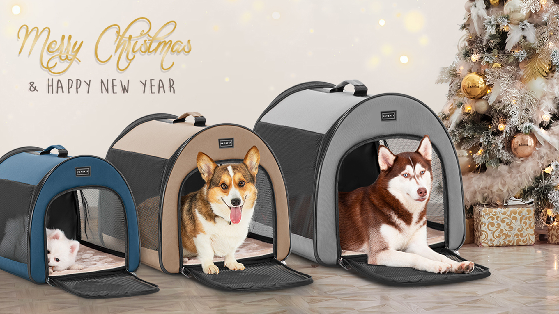 Amazon.com : PETSFIT Soft Dog Crate, Travel Dog Crate - 19 Inch
