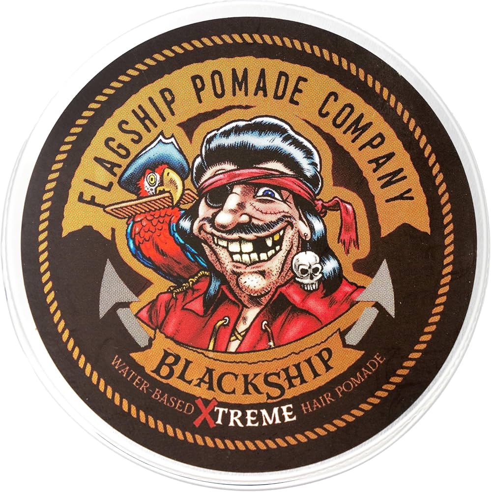 Amazon.com: FLAGSHIP Handmade BlackShip Xtreme Hair Pomade Heavy