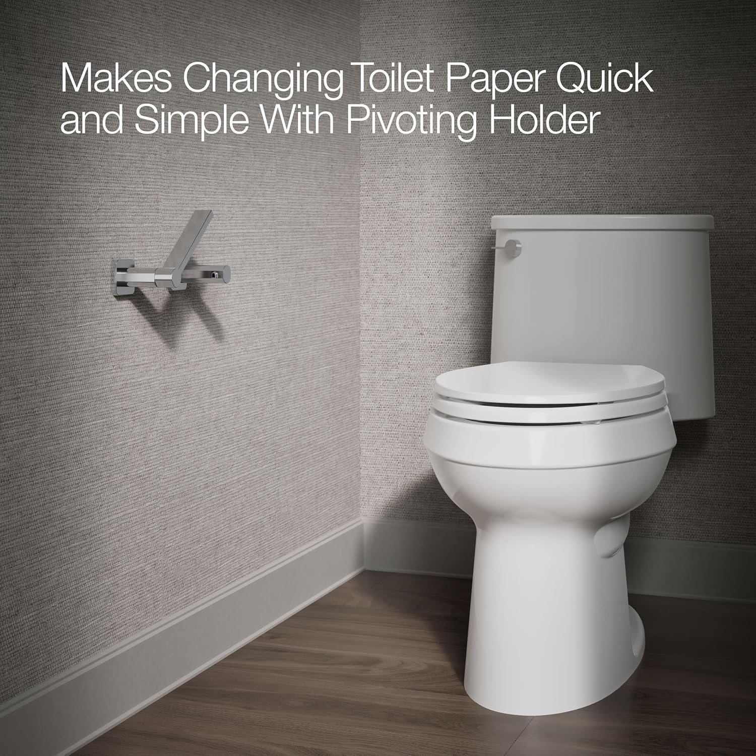 PARALLEL® PIVOTING TOILET TISSUE HOLDER