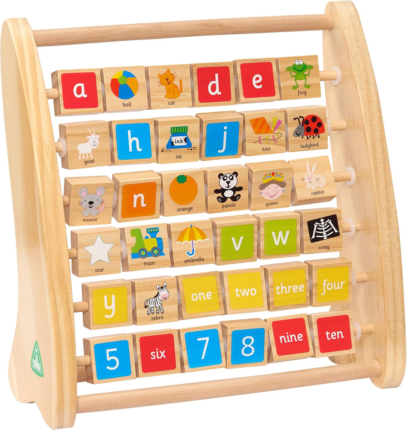 Early Learning Centre Alphabet Teaching Frame, Learning to Read Toys, Ages 2 Years, Amazon Exclusive, by Just Play