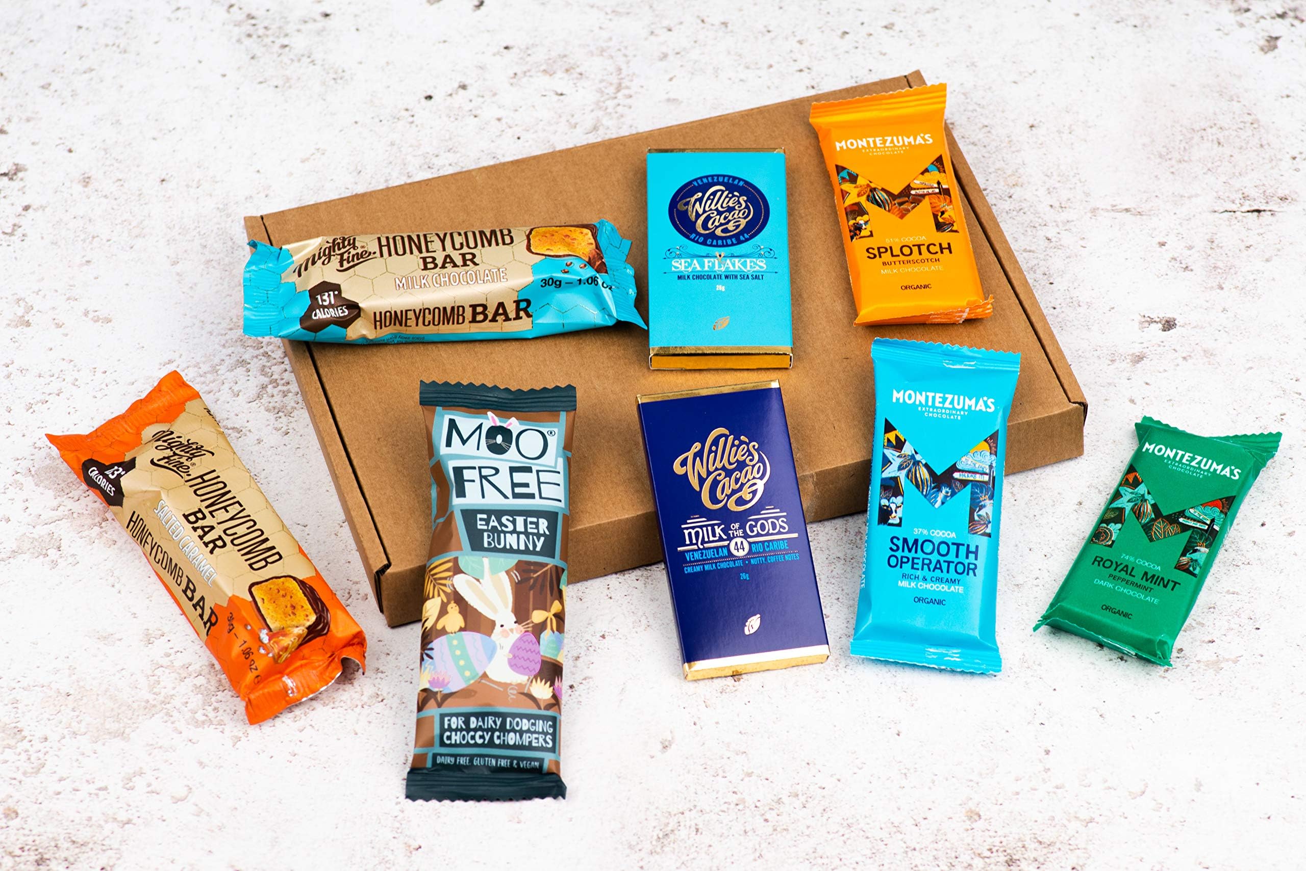 Gluten Free - Low Calorie - Luxury Chocolate Snack Box - Letter Box Size