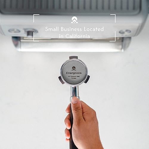 Miniatura 8 de Evergreen Café - Pantalla de disco espresso  Pantalla de ducha de contacto  Acero inoxidable 304 profesional  0.067 in de grosor  (2.008 in)