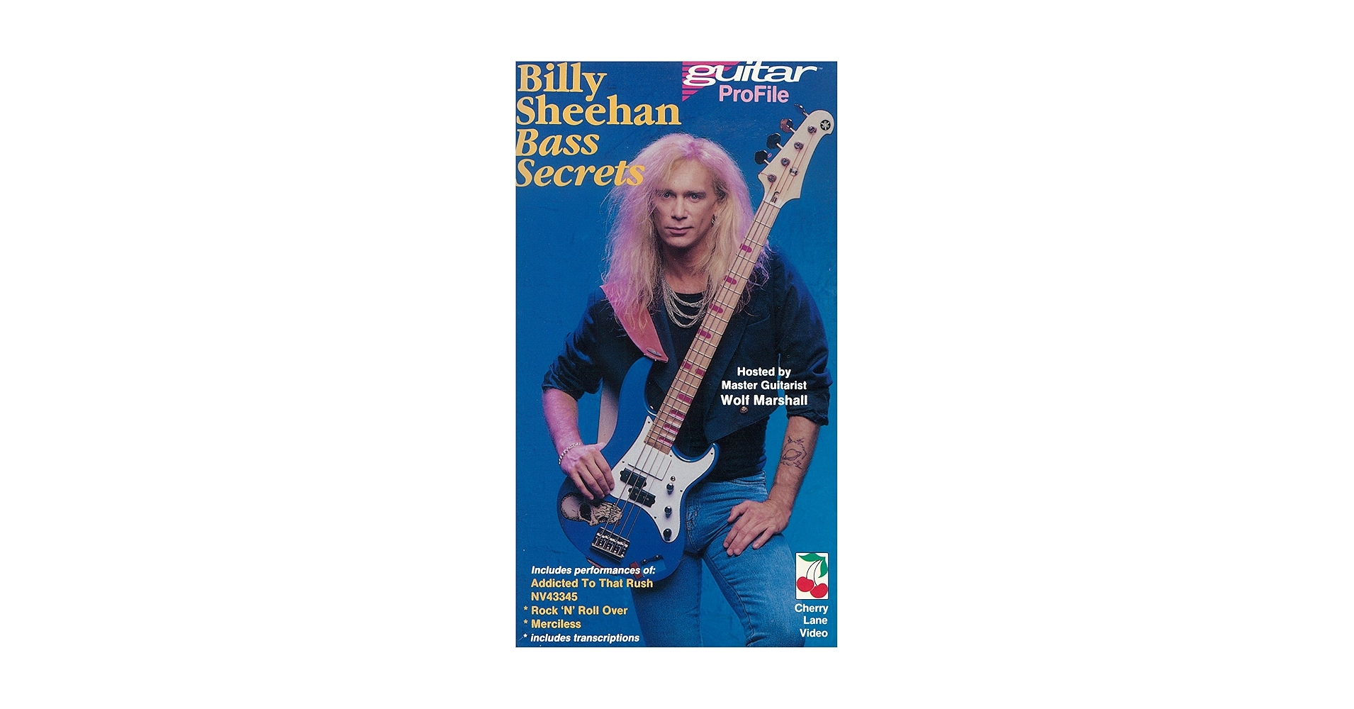 【レア物】ビリーシーン　ベースシークレット　VHS 楽譜つき Amazon.co.jp: ベースシークレット [VHS] : ビリー・シーン: DVD