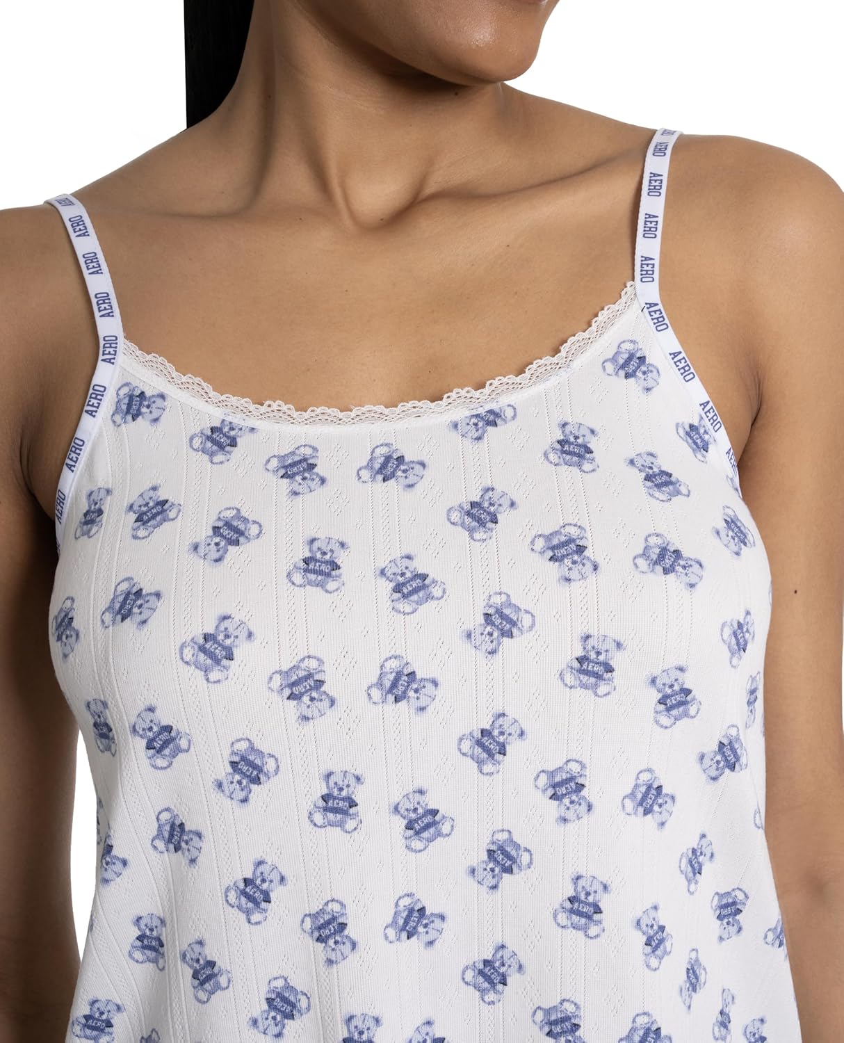 AEROPOSTALE womens Pointelle Cami and Pants 2pc Pj - Image 4