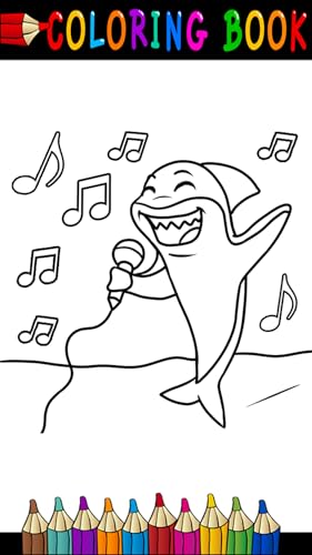 Coloring book Shark For Kids