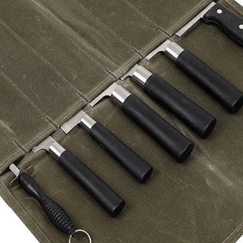 Miniatura 4 de Bolsa de almacenamiento para cuchillos de cocinero de viaje portabilidad cómoda y funcional para llevar tus cuchillos con facilidad y seguridad
