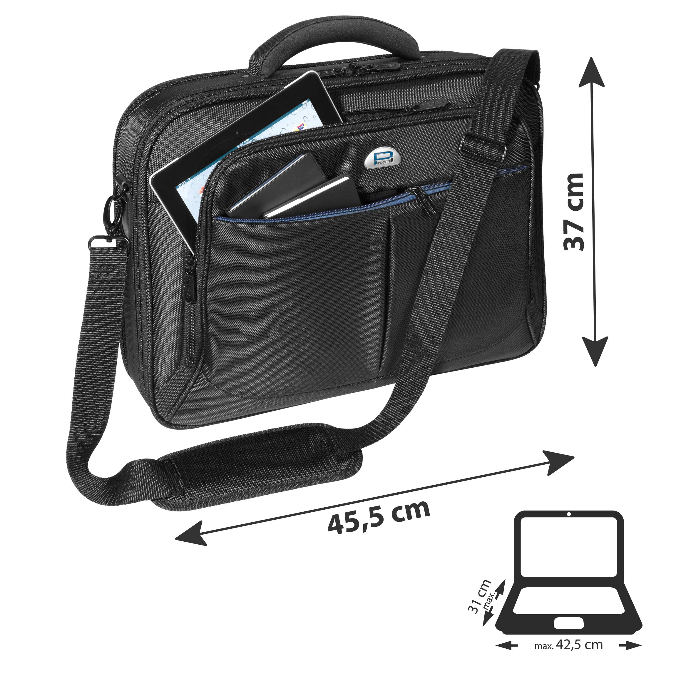 Set de iniciación para portátil (17,3", 43,9 cm), Color Negro