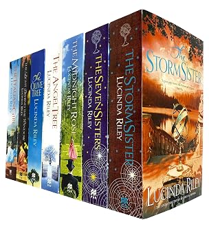 Lucinda Riley The Seven Sisters Series 7 Books Collection Set Seven Sisters, Storm Sister, Midnight Rose, Angel Tree, Olive Tree, Italian Girl, Light Behind The Window